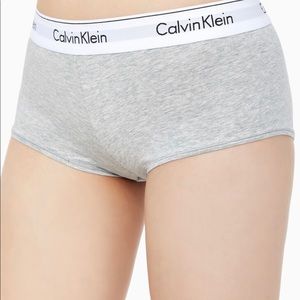 Calvin Klein gray boyshort underwear